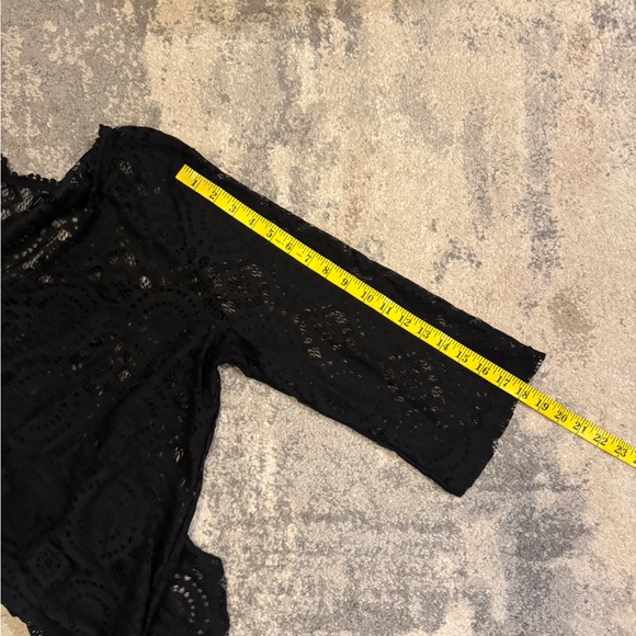 A.N.A Bathing Suit Black Lace Coverup - Picture 5 of 7